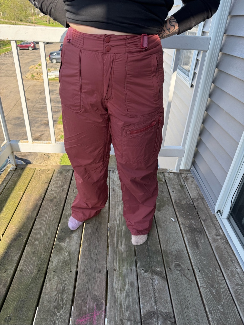 Free people light weight snowpants